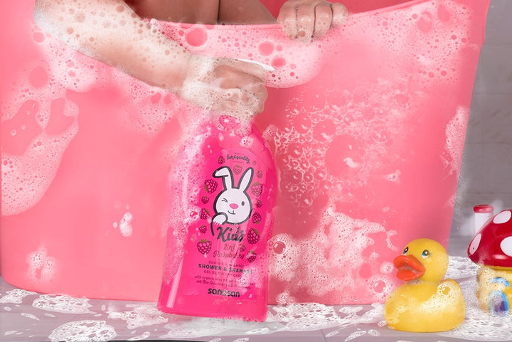 Sanosan Kids Raspberry shower and shampoo Bath