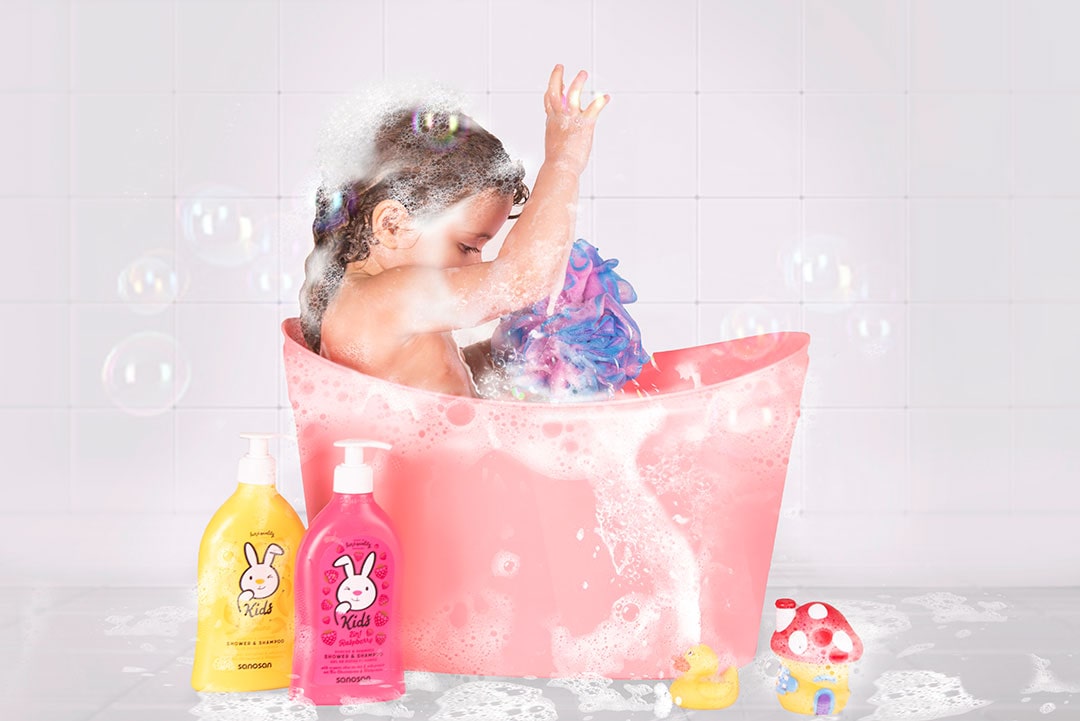 Sanosan Kids Raspberry shower and shampoo Fun