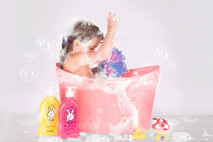 Sanosan Kids Raspberry shower and shampoo Fun