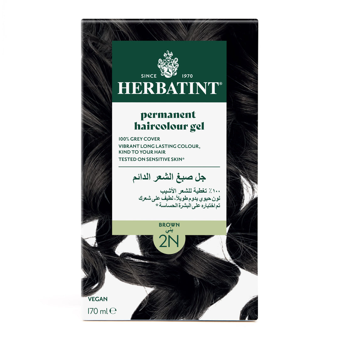 Herbatint Permanent Haircolor Gel 2N Brown Front