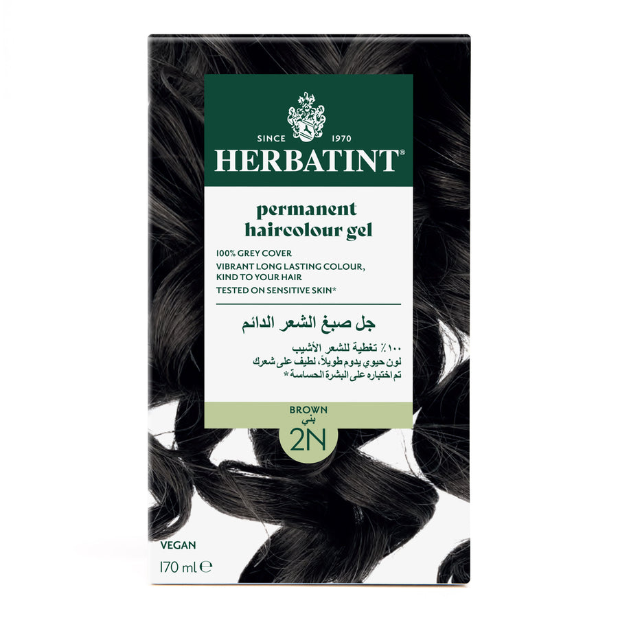 Herbatint Permanent Haircolor Gel 2N Brown Front