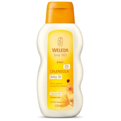 Weleda Calendula Baby Oil Fragrance Free 200ML