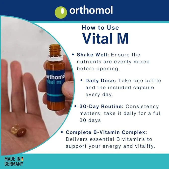 Orthomol Vital M Vials/Caps 30's