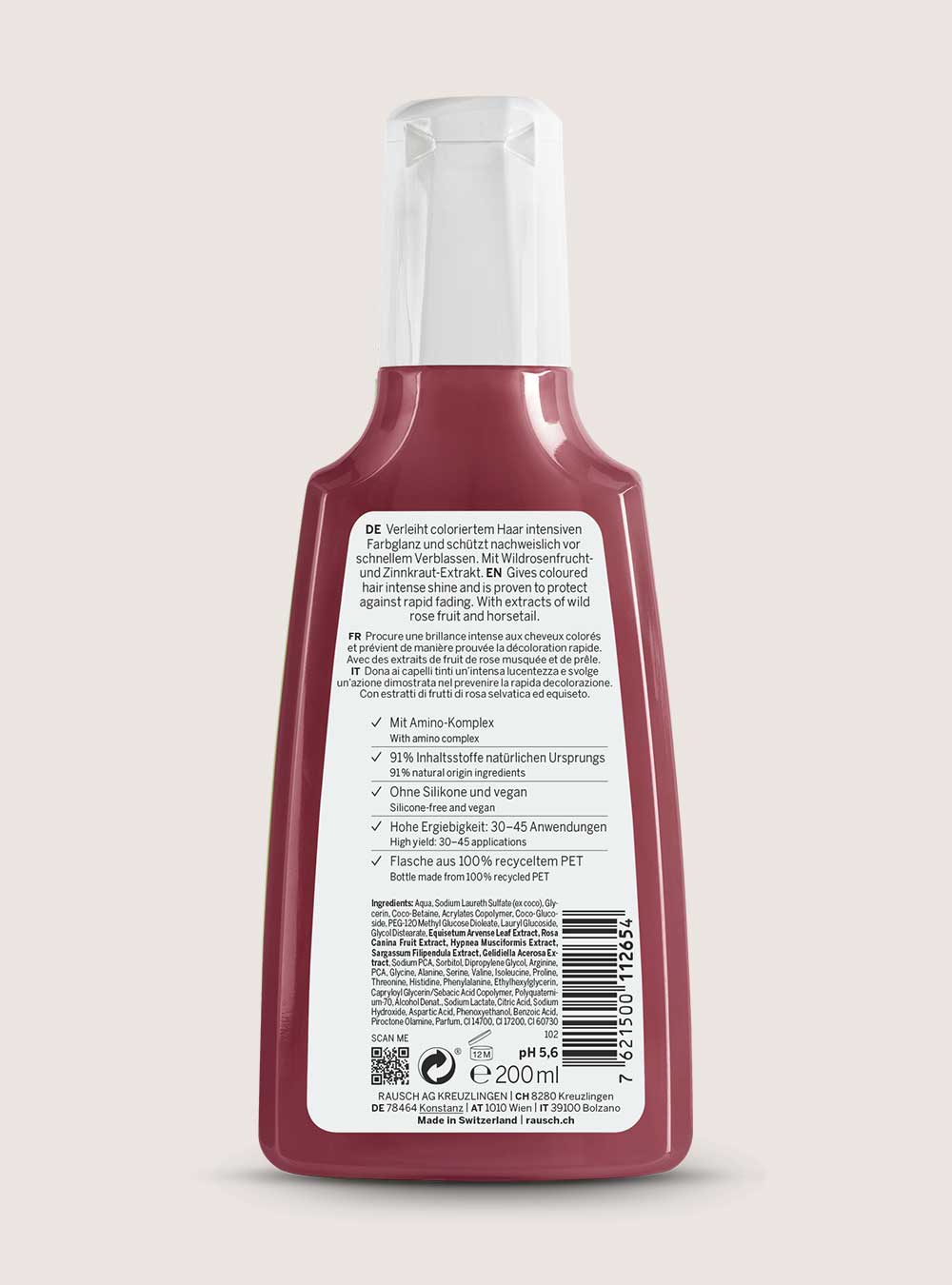 Rausch Colour-protecting Shampoo With Wild Rose 200ml