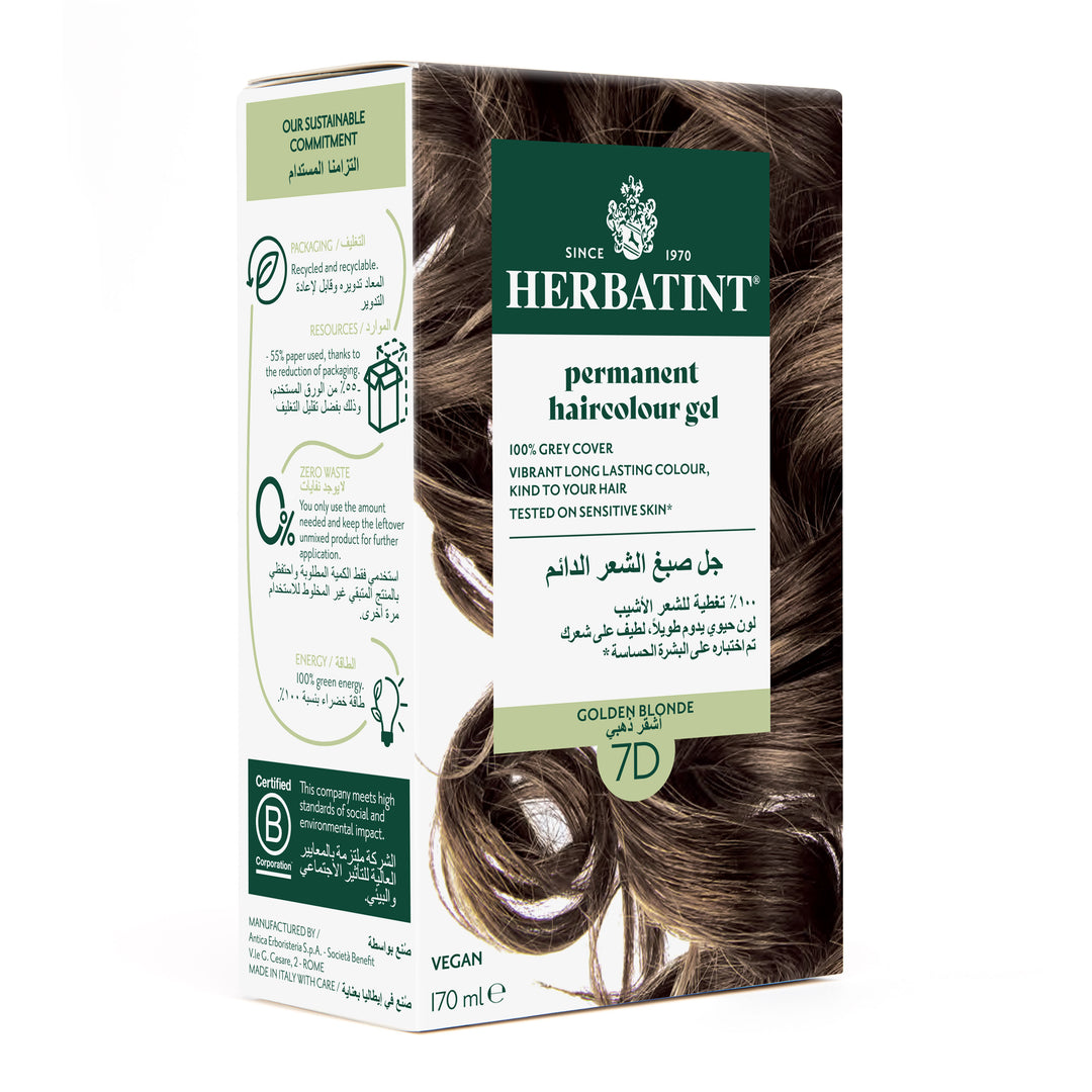 Herbatint, Permanent Haircolor Gel 7D Main