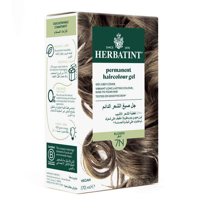 Herbatint Permanent Haircolor Gel 7N Blonde