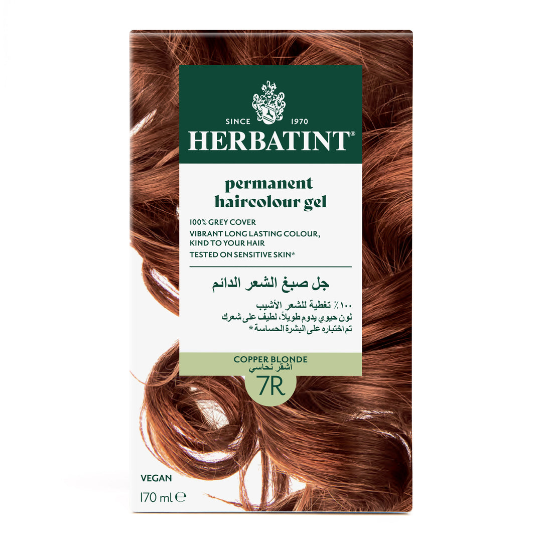 Herbatint Permanent Haircolor Gel 7R Copper Blonde Front