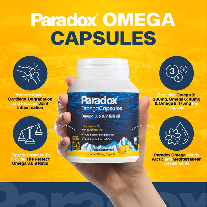 Paradox Omega 1000Mg 3, 6, 9 & Vitamin D3 30 Capsules
