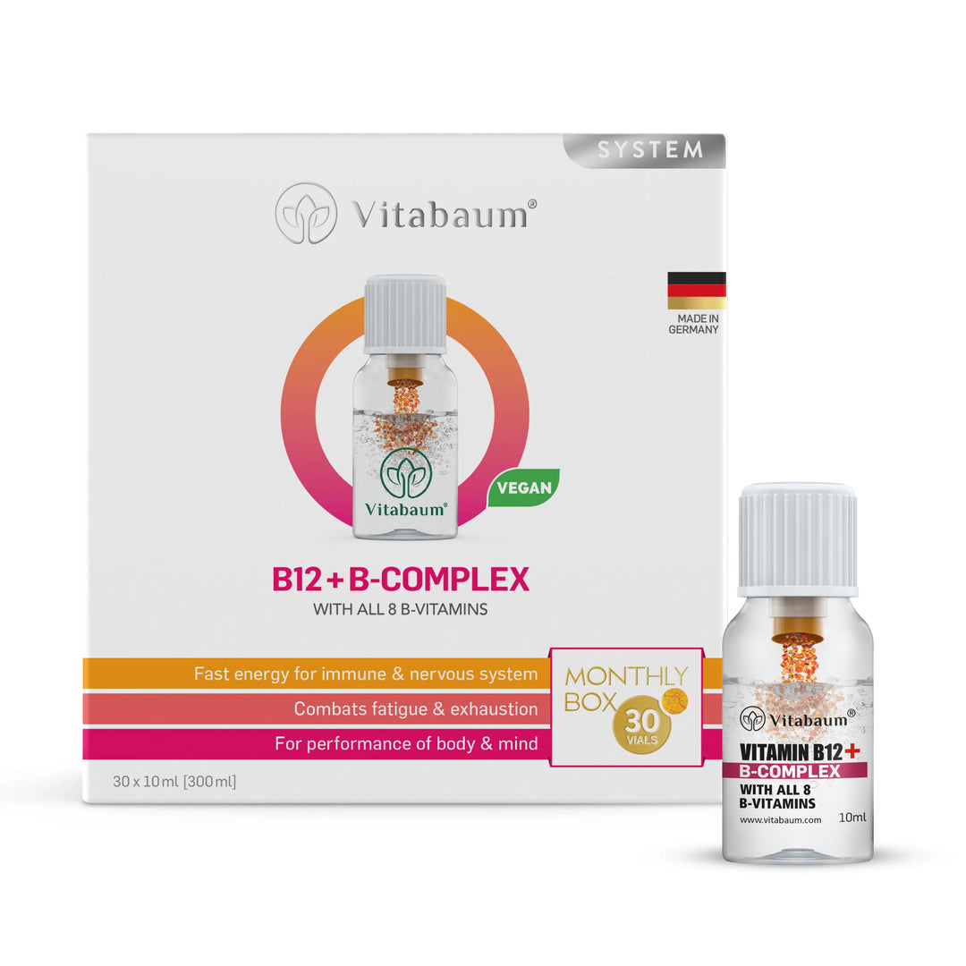Vitabaum B12 + B Complex liquid supplement 30 vials