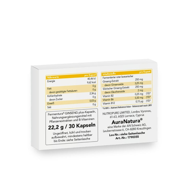 AuraNatura Fermentura Ginseng Plus