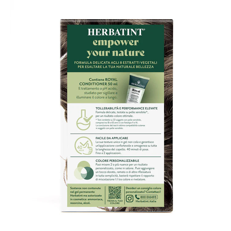 Herbatint, Permanent Haircolor Gel, 7C, Ash Blonde 170ML