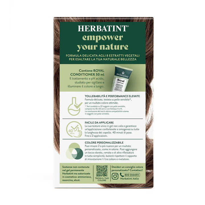 Herbatint, Permanent Haircolor Gel, 6D, Dark Golden Blonde 170ML