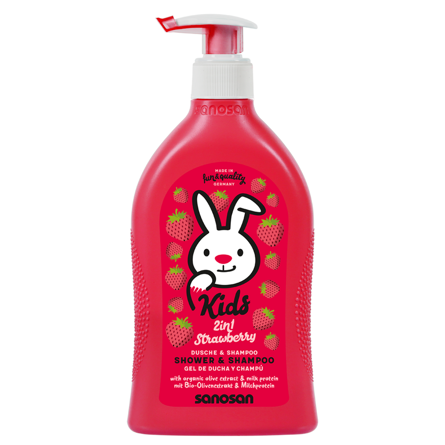 Sanosan Kids 2-in-1 Strawberry Shampoo & Shower Gel