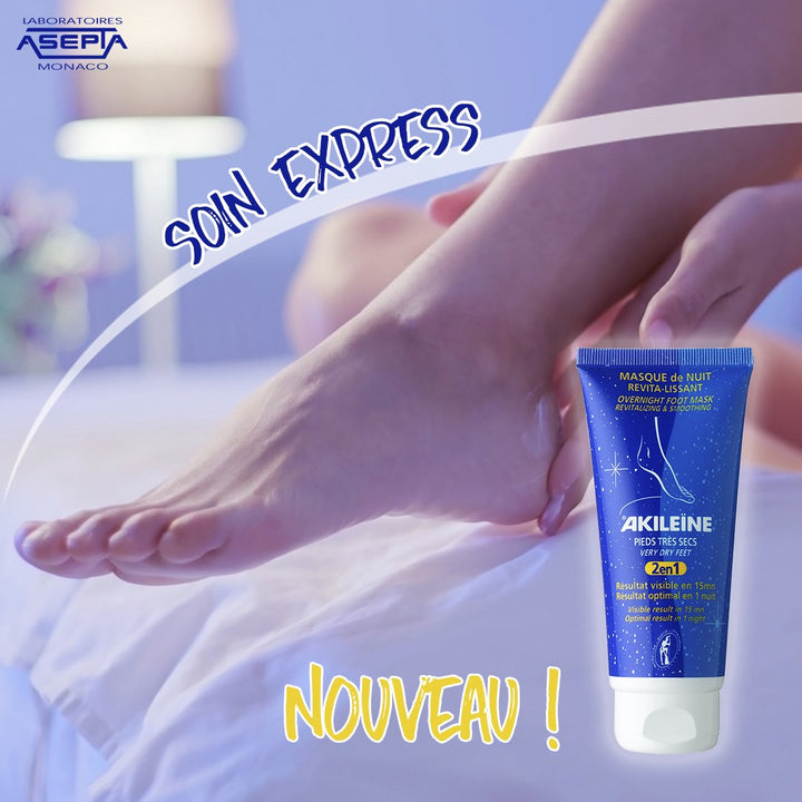 Akileine Overnight Foot Mask 100ml