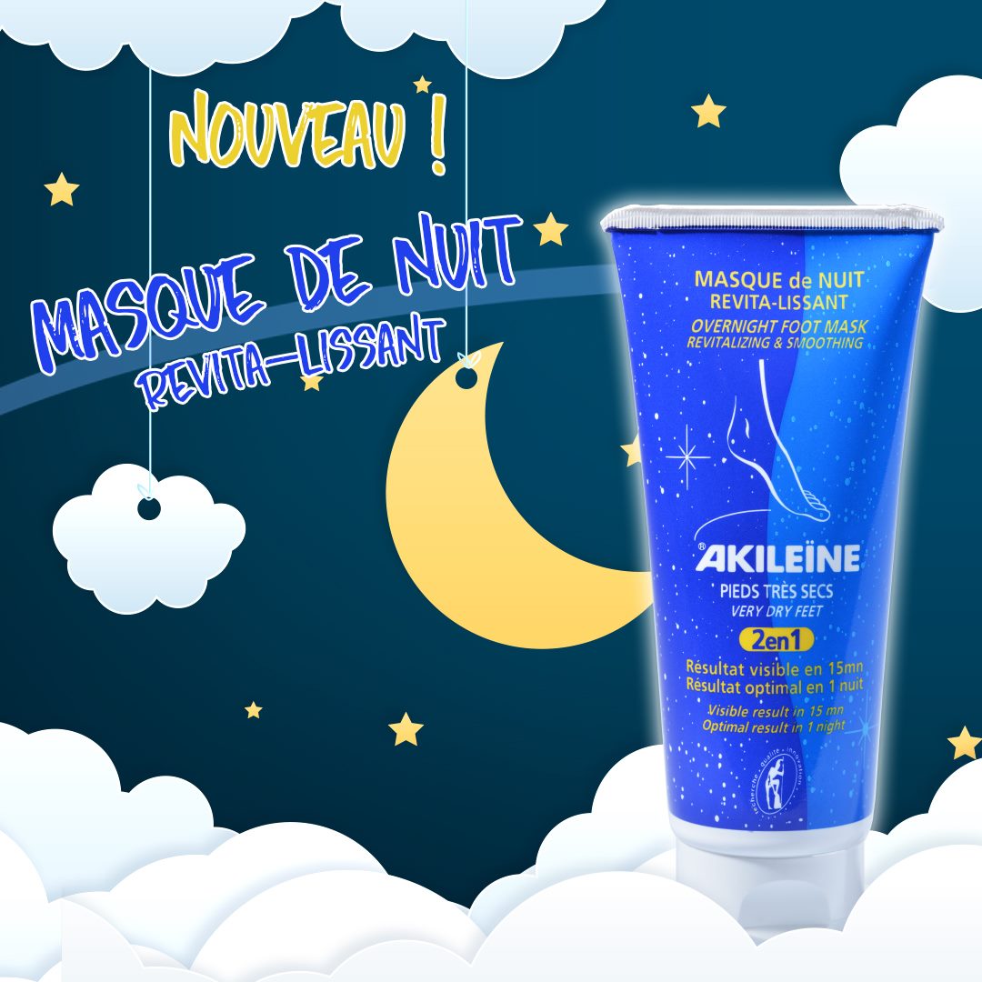 Akileine Overnight Foot Mask 100ml