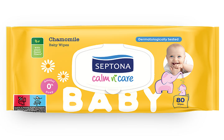 Septona Baby Wipes Calm&Care Chamomile 80'S