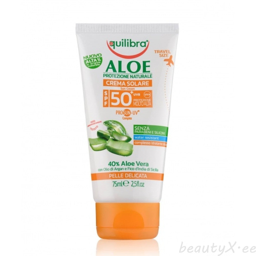 Equilibra Aloe Sun Cream Spf50 75ML