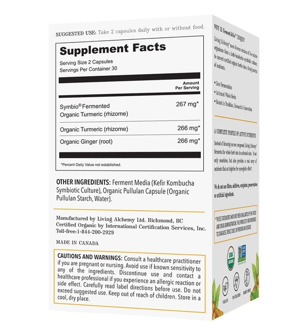 Living Alchemy Turmeric Alive Caps 60's