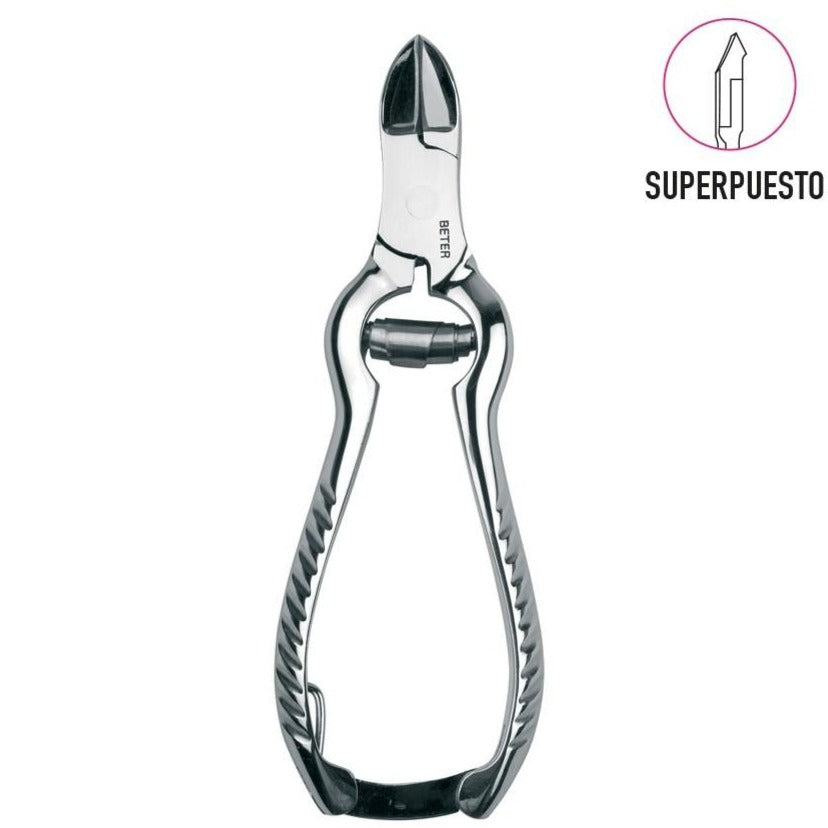 Chrome Plated Pedicure Nippers With Coil Spring
