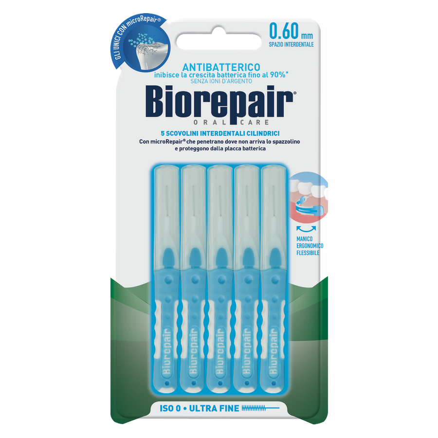 Biorepair picks with a steel core covered in polyurethane which keeps the enamel and gums from being scratched