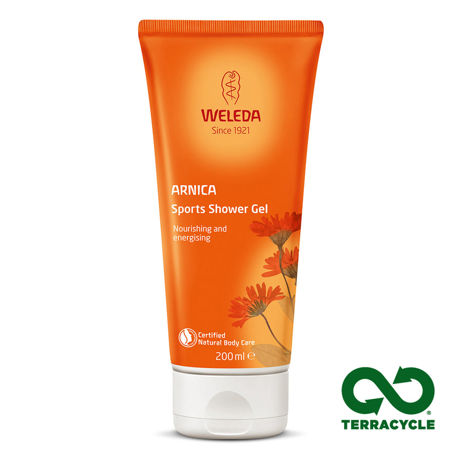 Weleda Arnica Sports Shower Gel 200Ml nourishing and energizing body lotion for natural body care