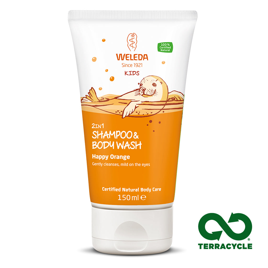Weleda Kids 2 in 1 Shampoo And Body Wash Happy Orange 150ML